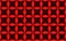 3d rendering. seamless modern red grid star shape pattern on black background.