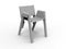 3D rendering - simple grey chair