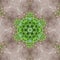 3d rendering of simple pattern abstract kaleidoscope background