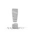 3d rendering of stone concrete exclamation mark