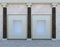 3d Rendering of a store window with neoclassical architecture context