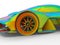 3D rendering - super car finite element analysis