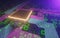 3d rendering technology background microchip high-tech future high-speed CPU motherboard