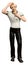 3D Rendering Teenager Boy on White