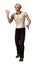 3D Rendering Teenager Boy on White