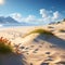 a 3d rendering of untouched summer sand capturing its natural allure trending on artstation