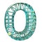 3D rendering. Uppercase Letter O