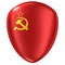 3d rendering of a USSR flag icon