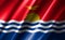 3D rendering of the waving flag  Republic of Kiribati