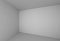 3D Rendering white empty room, interior illustration