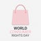 3D rendering World Consumer Rights Day concept