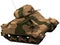 3d Rendering of a World War 2 era M3 Grant Tank