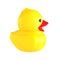 3D Rendering yellow rubber duck