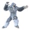 3D Rendering Yeti on White