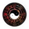 3d rendering of yin and yang symbol with bagua arrangement
