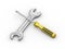 3d repairing tool wrench and screwdriver