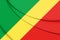 3D Republic of the Congo flag.
