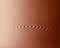 3D ripple, animated and VFX of brown waves and circular lines in liquid copy space. Texture, movement or motion in a