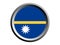 3D Round Flag of Nauru