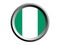 3D Round Flag of Nigeria