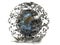 3D Rusty Blue Metal Sphere Concept