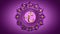 3d sahasrara crown chakra thousandfold rotating, pink esoteric looped background, spiritual symbol, spinning buddhist mandala