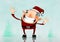 3D Santa Claus cartoon