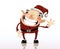 3D Santa Claus cartoon