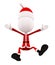 3d santa for jumping pose
