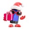 3d Santa smartphone has a gift for you
