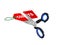 3d scissor cutting costs tag