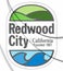 3D Seal of Redwood City California, USA.