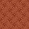 3D seamless pattern with brown flowers. Floral design background.