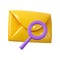 3d search mail icon