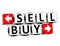 3D Sell Buy Button Click Here Block Text