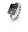 3d shinny and glossy smart watch render on white background