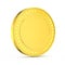 3d shiny gold coin