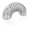 3d Silver coiled spring
