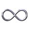 3D Silver Infinity Symbol