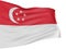 3D Singapore flag