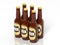 3D six pack collection of beer glass