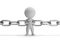 3d small people - chain link