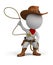 3d small people - cowboy