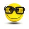 3d Smiley glasses