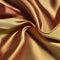 3D smooth Wave Bright Golden Rust color Gradient Silk Fabric. AI generated