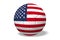 3D soccer ball/ football, national team - USA