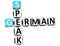 3D Speak German Crossword