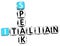 3D Speak Italian Crossword