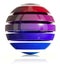 3d sphere design.