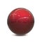 3d sphere with glossy red car paint material